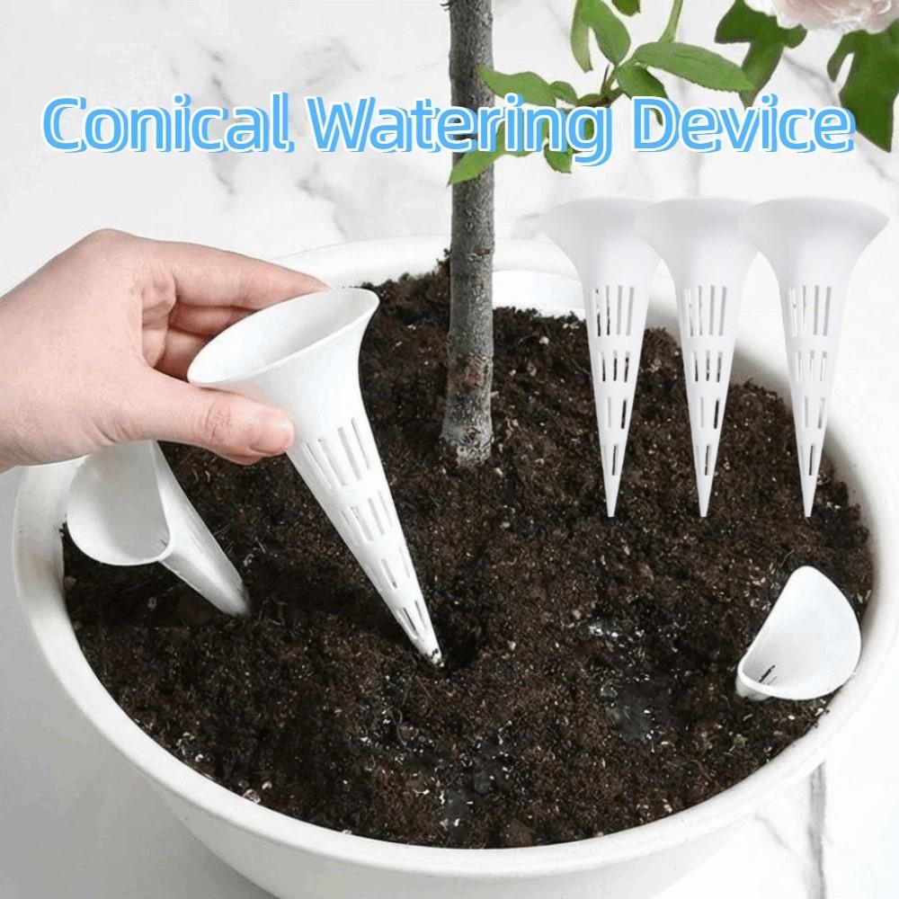 10PCS Breathable Conical Watering Device Prevent Root Rot Prevent Soil Loss Soil Aeration Device Root Aeration Plastic