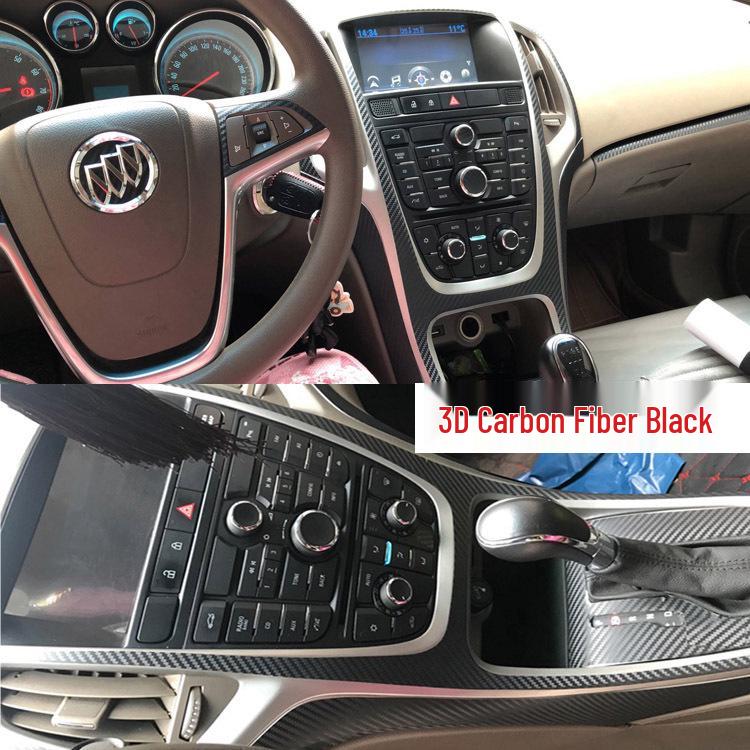Buick 10-14 Old Model Interior Carbon Fiber Console Sticker for GT/XT