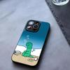 Чехол на телефон Динозавр J-Joguman S-Studio Милый Закаленное Стекло Для IPhone 17 13 14 16 12 15 11 Pro Max Plus Mini X XR SE2020 Coque