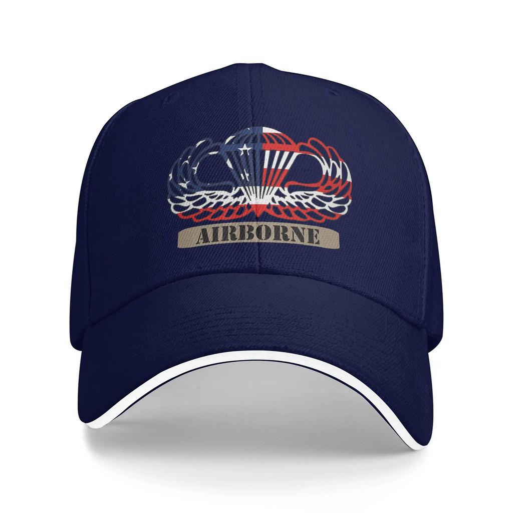 Airborne Paratrooper Jump Wings Baseball Cap Outdoor Sports Street Style Design Sun Trucker Hat Unisex SunProof Baseball Caps