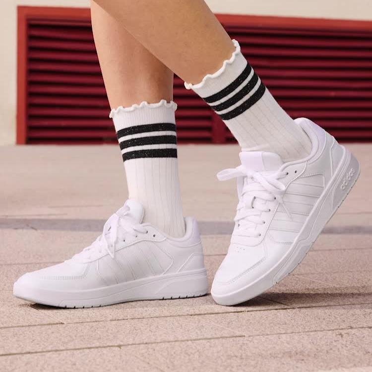 Повседневные низкие кроссовки для баскетбольных тренировок Adidas COURTBEAT - Adidas JS3010