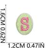 English Letter Embroidery Cloth Sticker Small Size Diy Pendant Decorative Patch Sticker Love Star Letter Embroidery Chapter Boy