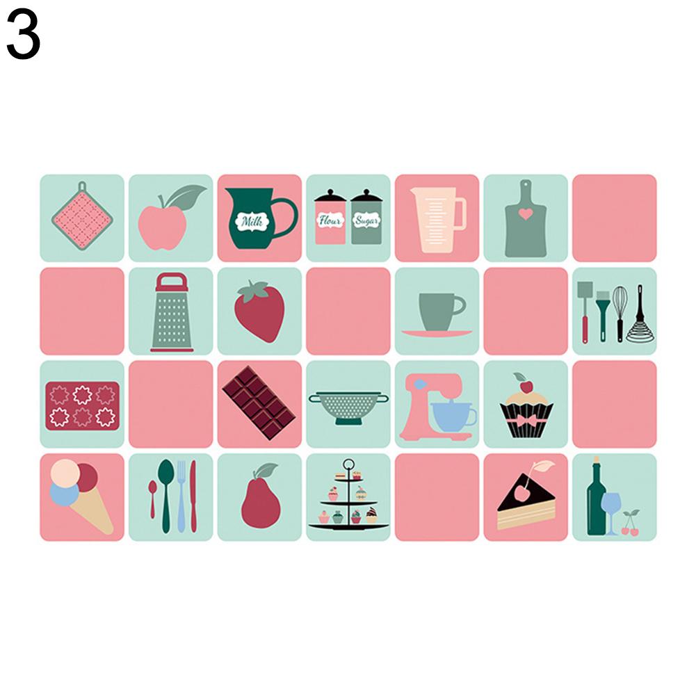 Высокотемпературный и маслостойкий кухонный мультяшный стикер на стену водонепроницаемый