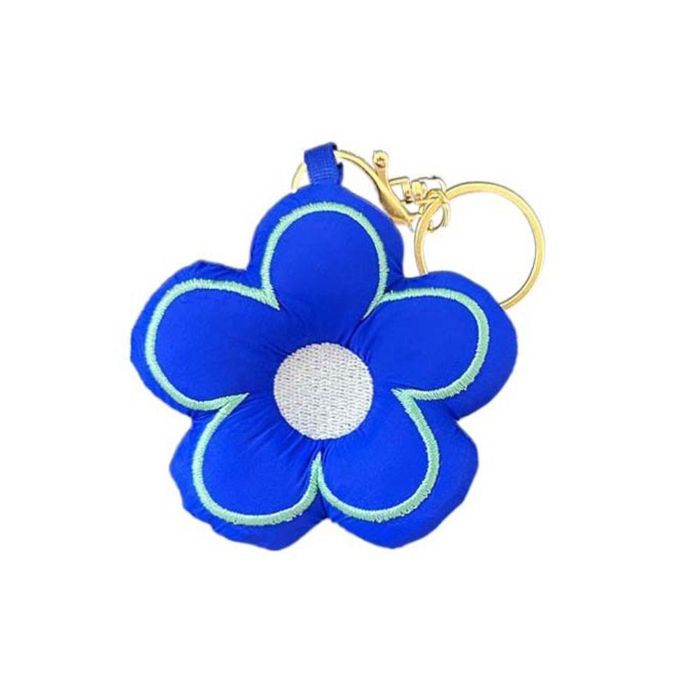 Lovely Lanyard Flower Keychain On the Phone Accessories Cute Backpack Ornaments Pendant Keyring Lanyard Strap for Phone Chain