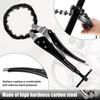 Chain Lock-Grip Exhaust Pipe Cutter Rolling Tailpipe Cutter Chain Pipe Cutter  Automotive Exhaust