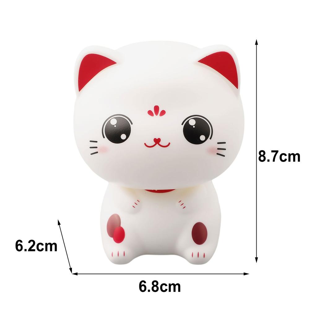 Милый котик на солнечной батарее, украшение для автомобиля, автоматически кивает, домашний декор, экологически чистый, батарейки не требуются