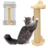 HEEOREV Когти для кошачьих царапанье Когти для кошачьих царапанье Вертикальные царапания для кошек Устранение недостатка упражнений и естественность Простота сборки шеста, точилка,