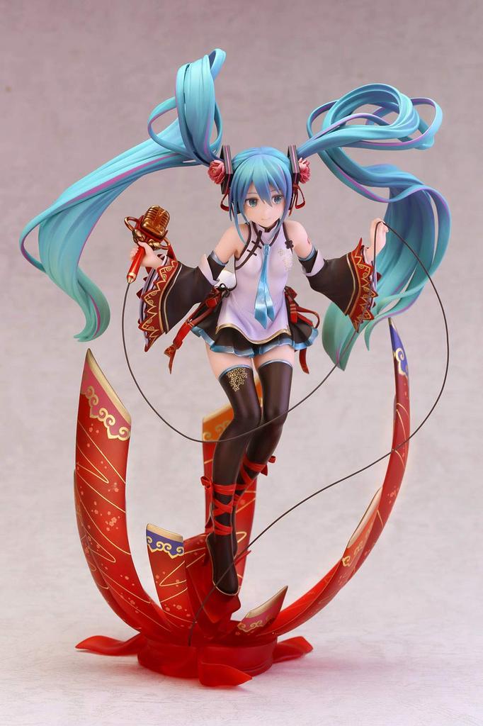 Персонаж Vocal Series 01 Хацунэ Мику MIKU EXPO 2019 Тайвань Гонконг Масштаб ПВХ окрашенная полная фигурка и версия. 1/8