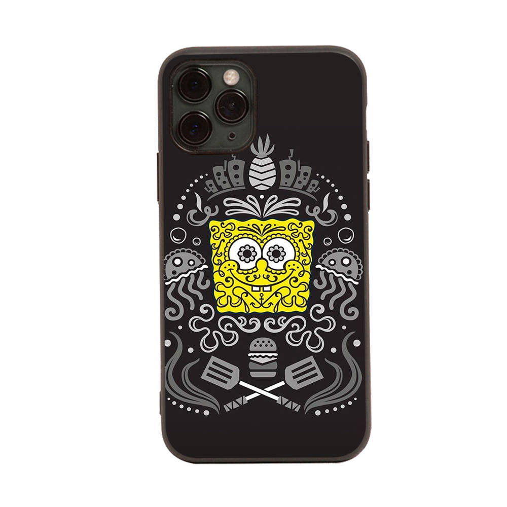 Чехол для OPPO Reno 8 6 5 Pro Find X3 A17 A3 A31 A38 A40 A53 A54 A55 A74 A76 A78 A77 A80 A94 A95 A96 Lite, черный чехол для дивана SI41 SpongeBob