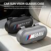 AAA1 Car Sun Visor Glasses Box Sunglasses Auto Interior Universal For BMW 1 3 5 7 Series M F01 F20 F10 F13 E52 E53 E60 E93