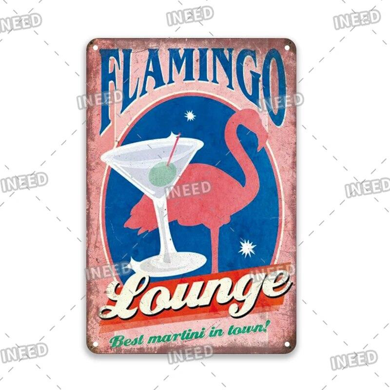 Retro Vintage Cocktail Recipe Tin Signs Metal Vintage Plaque Beer Metal Plate Decorative Plaque For Bar Pub Man Cave Wall Decor