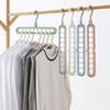 Space Saving Magic Clothes Hangers Closet Organizer Multi-Functional Storage Hanger 9 Hole Hanger