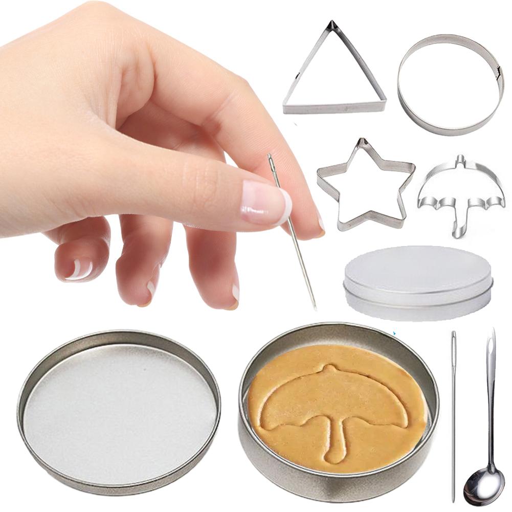 1 Набор Корейские Формочки для Сахарного Печенья из Нержавеющей Стали для Кит Челлендж Формы для Печенья Мастика Штамп Сотовый Резак для Печенья