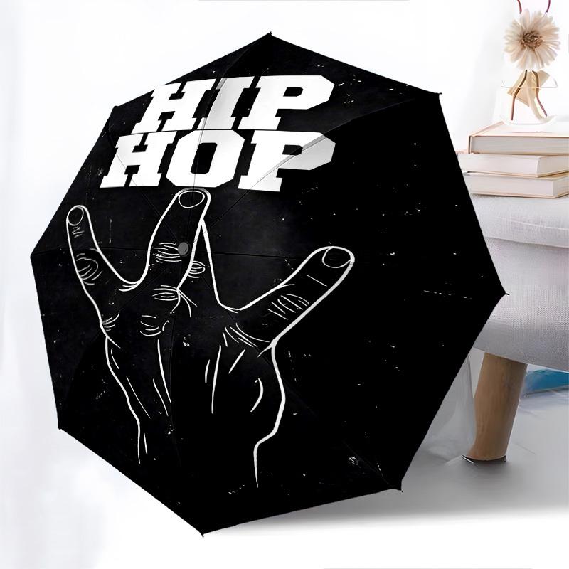 1pc HIP HOP Automatic Open/Close Umbrella with 8-Rib Windproof Canopy10159