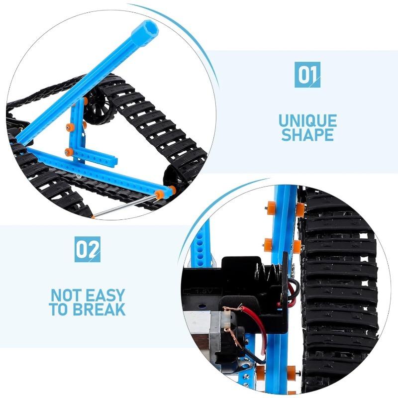 Набор для самостоятельной сборки модели гусеничной машины для научных проектов, образовательное учебное пособие, модель танка для экспериментов в классе и учебных экспозиций для коллекционирования