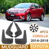 Автомобильные крылья брызговики подходят для Toyota Corolla Altis 1993-2022 Седан Защитные щитки от брызг Брызговики Передние задние крылья Грязезащитные щитки Авто