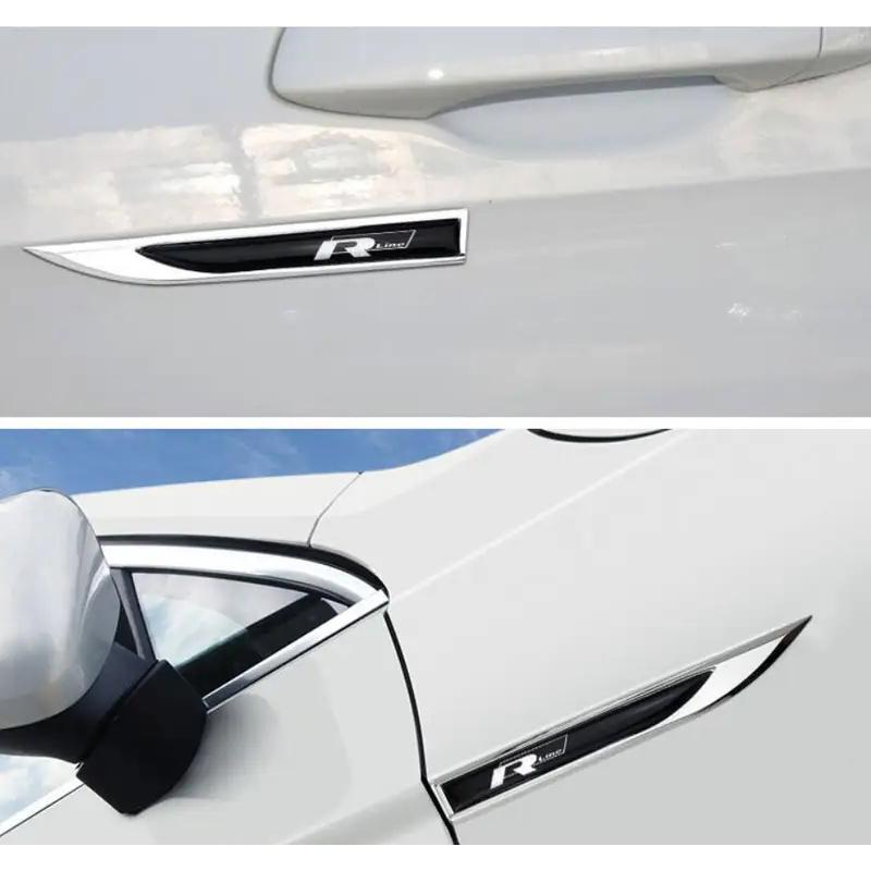 2026 Новый Для VW VOLKSWAGEN 1 пара 3D Металлический Эпоксидный Значок Наклейка на Автомобиль Аксессуары Наклейка-Эмблема на Крыло Для Volkswagen VW Polo Golf