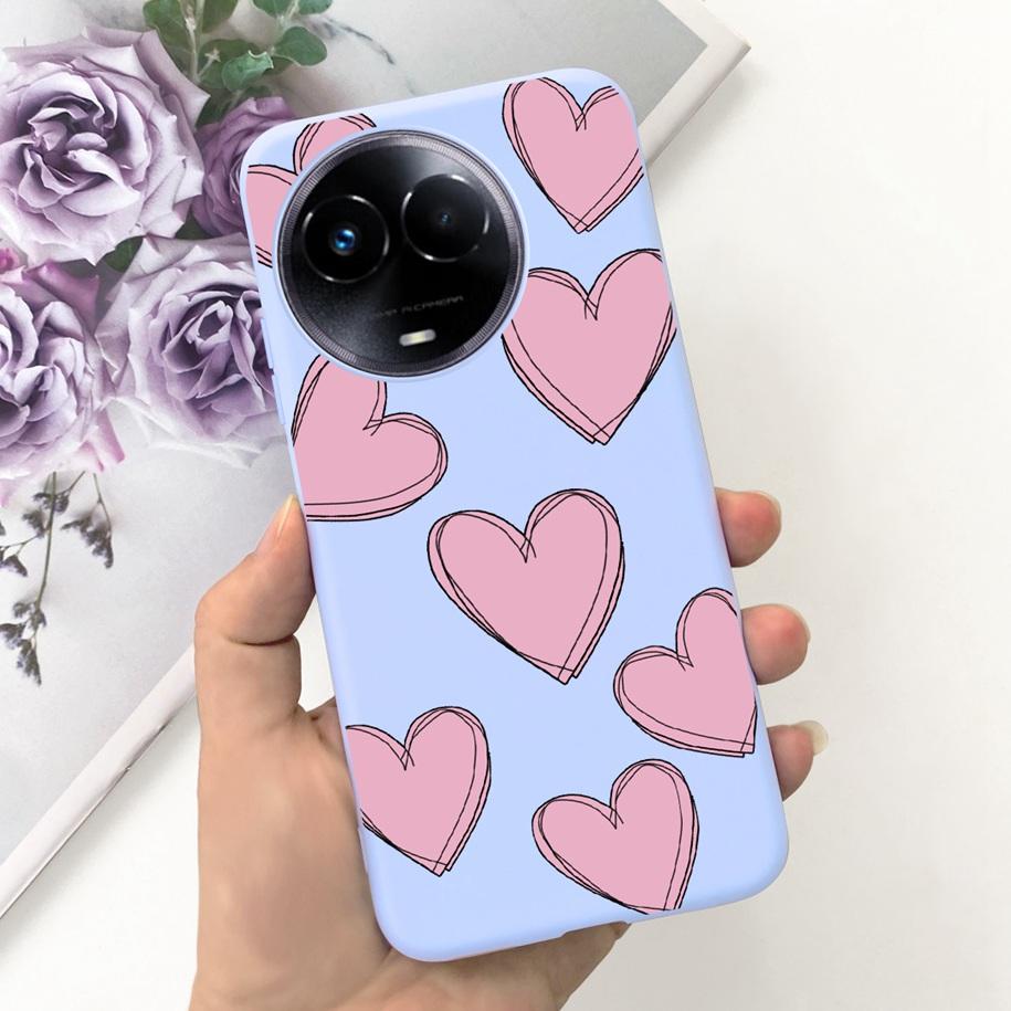 Ударопрочный Чехол Для Realme 11 5G / Realme 11X Чехол На Телефон Модный Девушки Мягкий Силикон Funda Для Realme11 11 X 2023 RMX3785 Coque