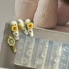 3D Фруктовый Силиконовый Молд для Ногтей Сладкие Лепестки Цветка Дизайн Сделай Сам Маникюрный Шаблон Резьба Нейл-Арт Трафарет Мягкий Штамповочный Молд Инструменты