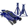 Hydraulic Rolling Jack 1.8T + 2 Axle Stands 2T - MICHELIN - Jack Lifting Height : 105-350mm - Lifting Height Axle Stands : 266-355 Mm