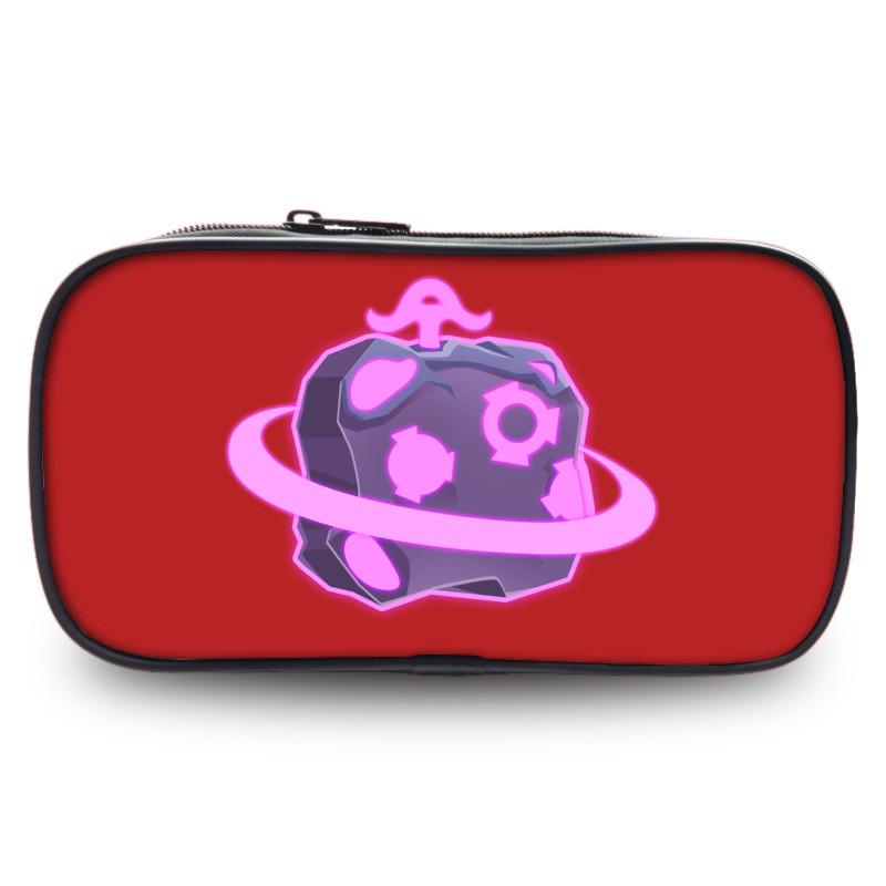 Прочный полиэстеровый пенал Blox Fruits Roblox для студентов с большой вместимостью