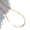 Guochao New Chinese Orange Zircon Beaded Lucky Koi Small Fish Simple Temperament Extremely Fine Necklace Clavicle Chain Female