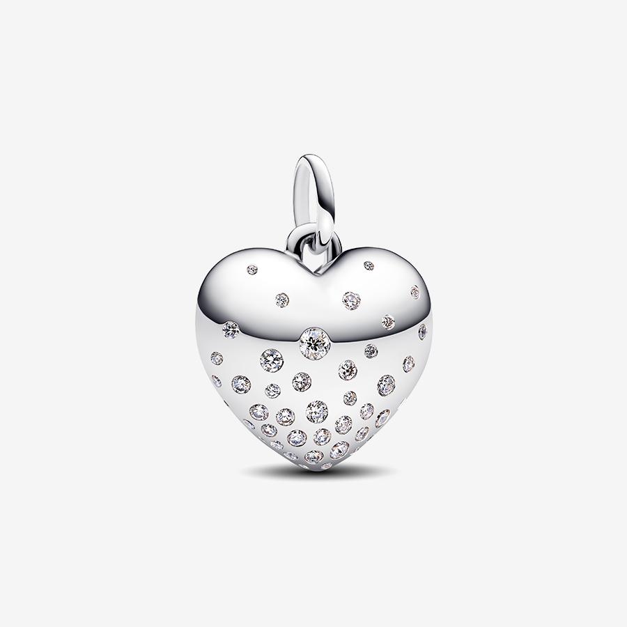 New 925 Silver Sparkling Love Heart Puppy Butterfly Beads Rose Turtle Cannibal Flower Pendant DIY Exquisite Charm Jewelry