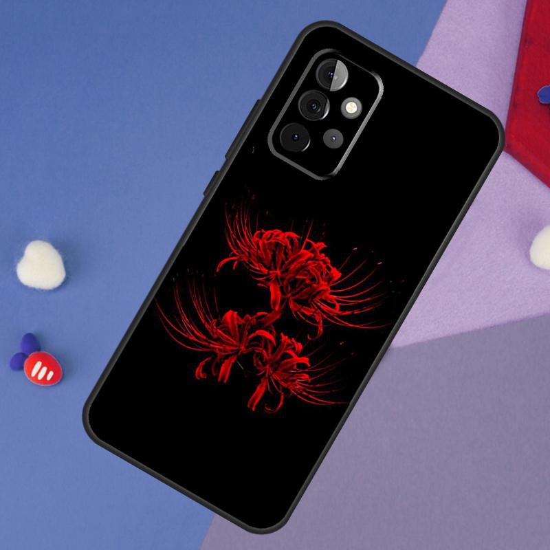 Lycoris Radiata Flower Case For Samsung Galaxy A13 A16 A26 A36 A56 A06 A55 A35 A15 A54 A34 A14 A53 A12 A22 A32 A52