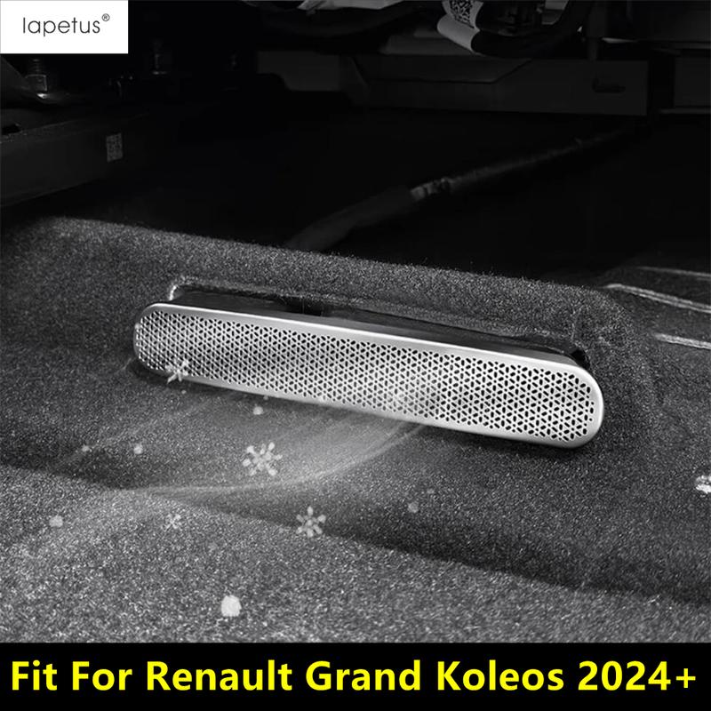 Car Seat Under Floor AC Air Duct Vent Anti-blocking Dust Cover Kit Protection Accessories Fit For Renault Grand Koleos 2024 2025