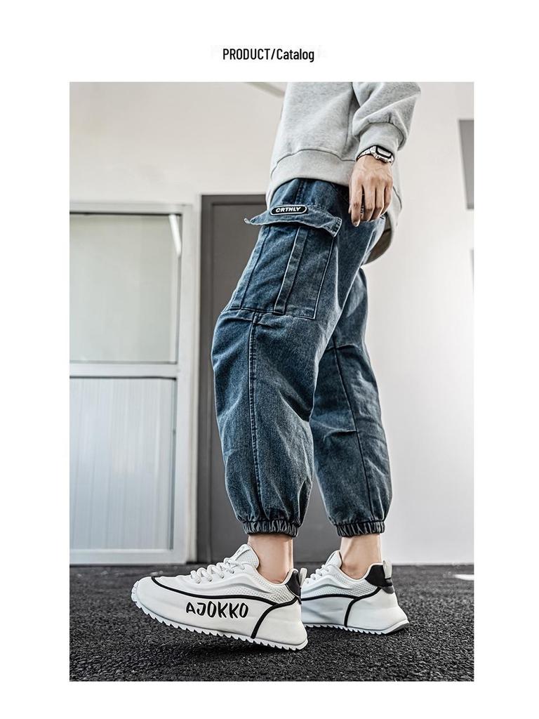 Европейские мужские кроссовки для зимнего повседневного бега 2024 года