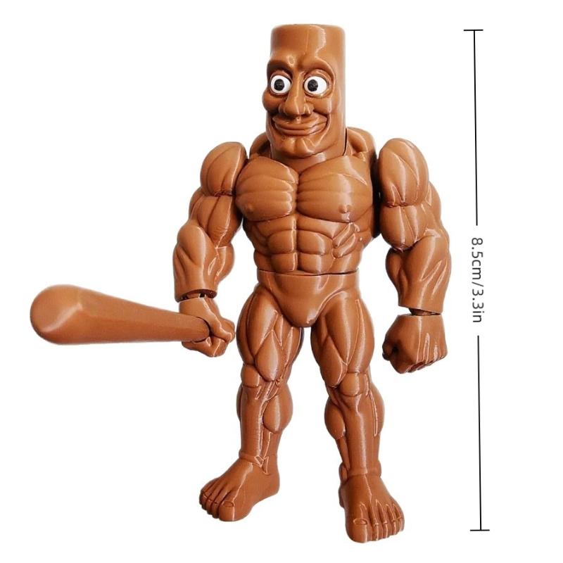 Тунг Тунг Тунг Сахур Декор для стола Креативная Смешная Фигурка, напечатанная на 3D-принтере Коллекционная фигурка Тралала Игрушка Кукла