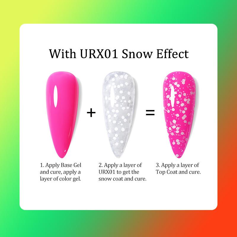 Универсальный гель-снежинка, популярный дизайн ногтей осенью и зимой, рождественский гель-снежинка с блестками