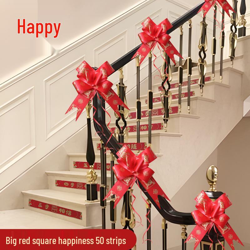 Свадебный декор: Лестничные перила, Цветочные композиции, Ленты и Аксессуары для номера молодоженов