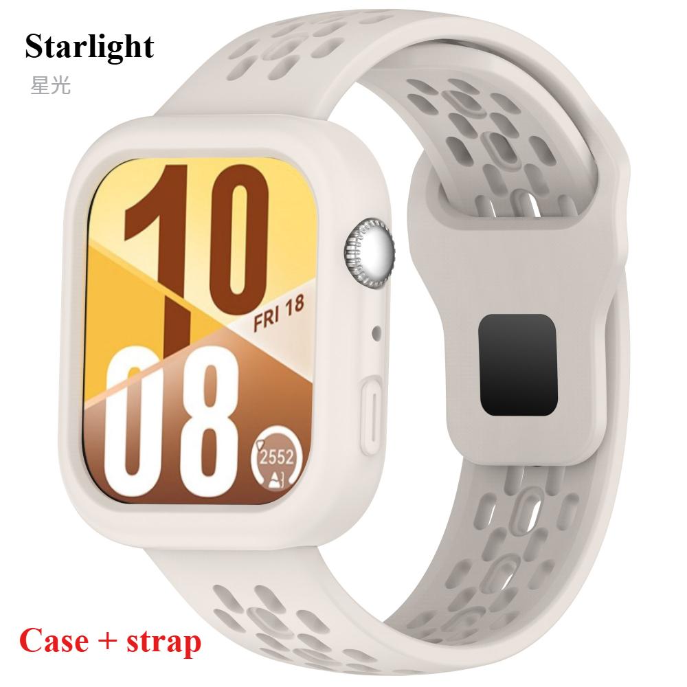 Спортивный силиконовый ремешок для Huawei Watch Fit 4/3 Дышащий Удобный Легко регулируемый Браслет для Huawei Watch Fit 4 Pro Correa