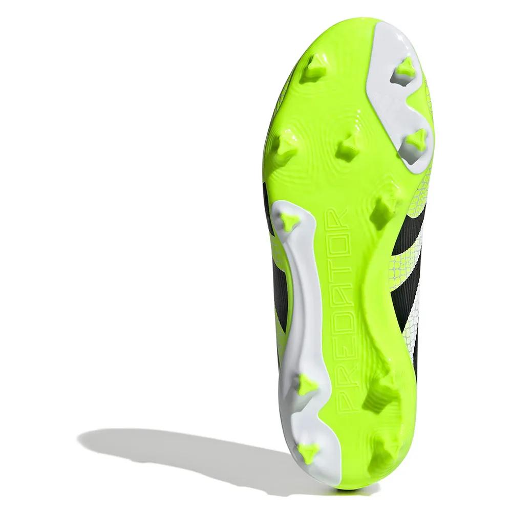 Adidas predator league soccer shoes synthetic upper White/Black