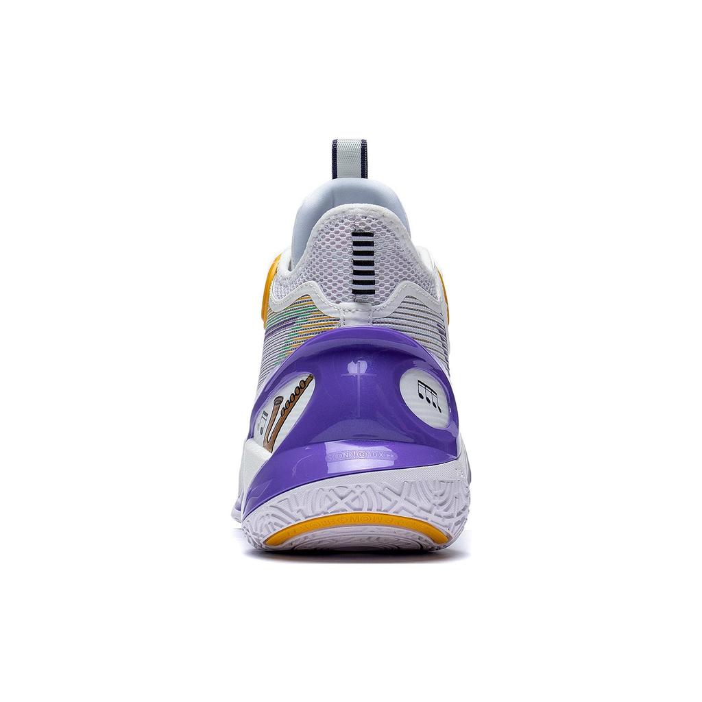 Баскетбольные кроссовки Li Ning Sonic 10 Ultra Durable Breathable Mid-Top мужские баскетбольные кроссовки белые фиолетовые ABAS145-4