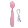 Facial Cleansing Brush Silicone Face Scrubber IPX6 Water Proof Handheld Electric Face Brush