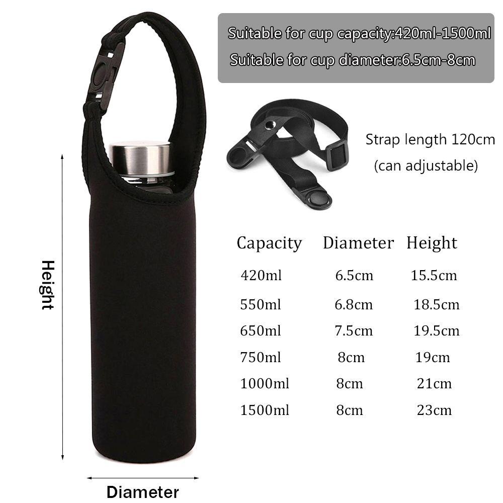 Сумка-чехол с регулируемыми ремнями, чехол для вакуумной кружки, чехол для кружки, чехол для бутылки с водой, чехол для бутылки с водой