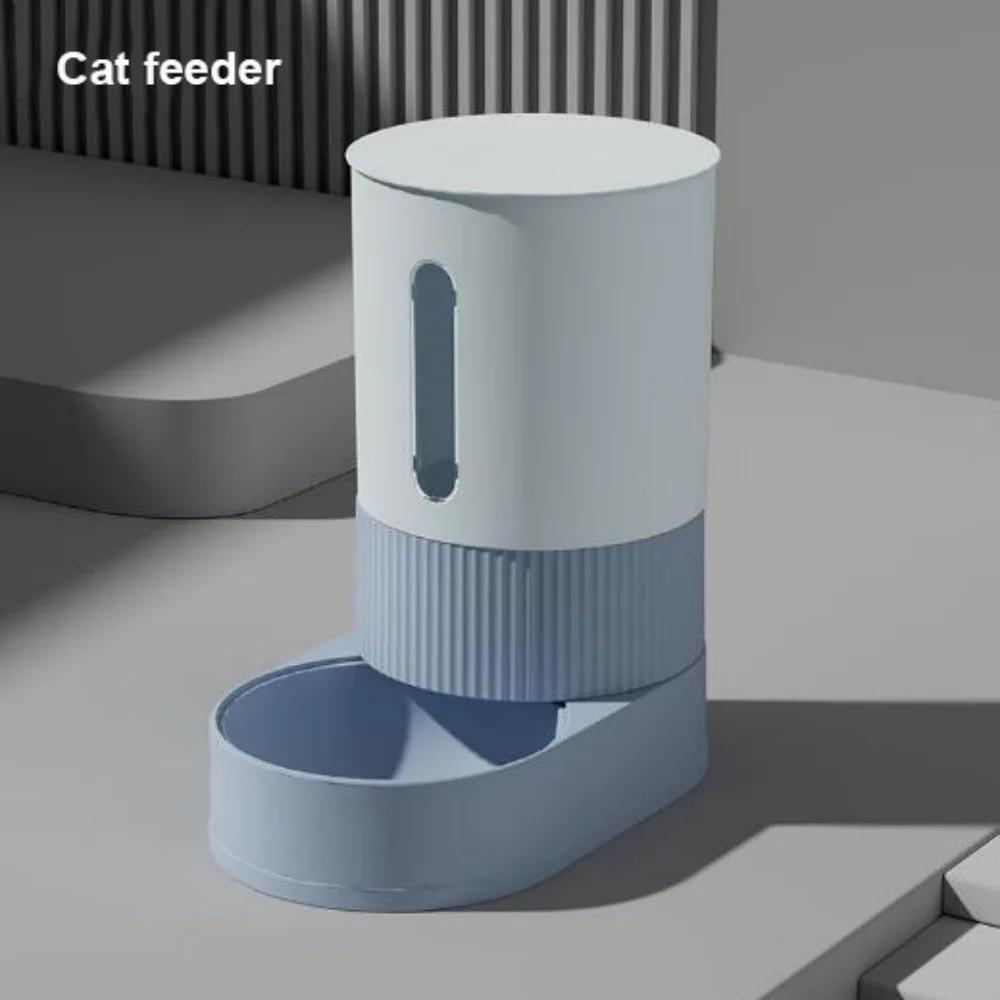 С фонтанчиком для воды Автоматическая кормушка Пищевой пластик 9 стилей Миска для корма для собак и кошек Универсальная Большая емкость