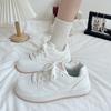 Simple Trendy Little White Shoes Summer New Contrasting Colors Women's Low-top Board Shoes Color Matching Lace-up Platform Casual Shoes