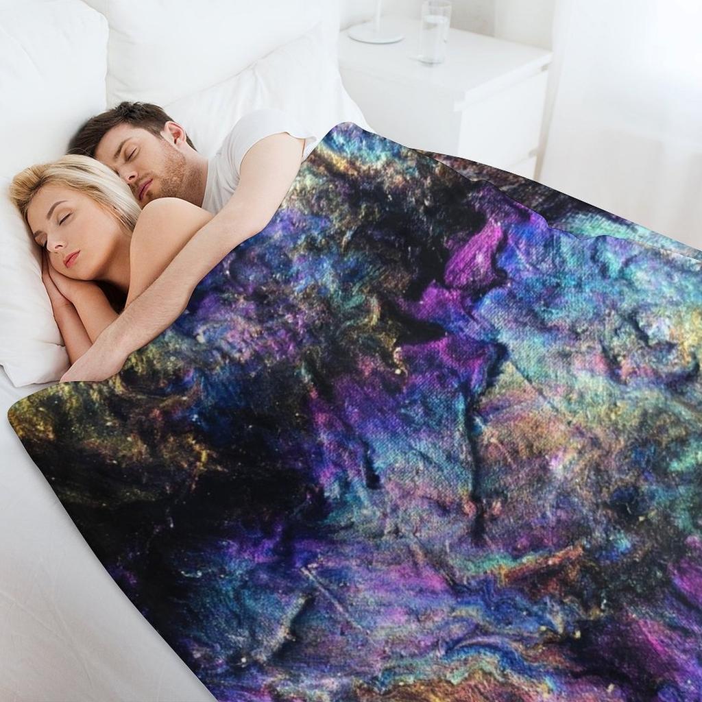 Галактическое одеяло-плед одеяла и многоцелевое волосатое постельное белье одеяла