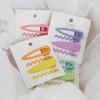 Frosted Candy Color Hairpin Set: Japanese & Korean Style Versatile Bangs Clips