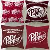 Классический бренд напитков Dr Pepper Наволочка Мягкая и Легко стирающаяся – Универсальная для Дивана, Кровати, Путешествий и Офиса