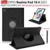 Чехол для планшета Realme Pad 10,4 дюйма 2021 RMP2102 RMP2103, кожаный чехол 360 Smart Funda, чехол для нового OPPO Pad 11 2022 Coque