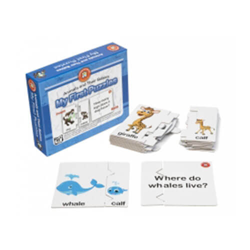 Обучение может быть увлекательным. Моя первая головоломка (Животные Младенцы)