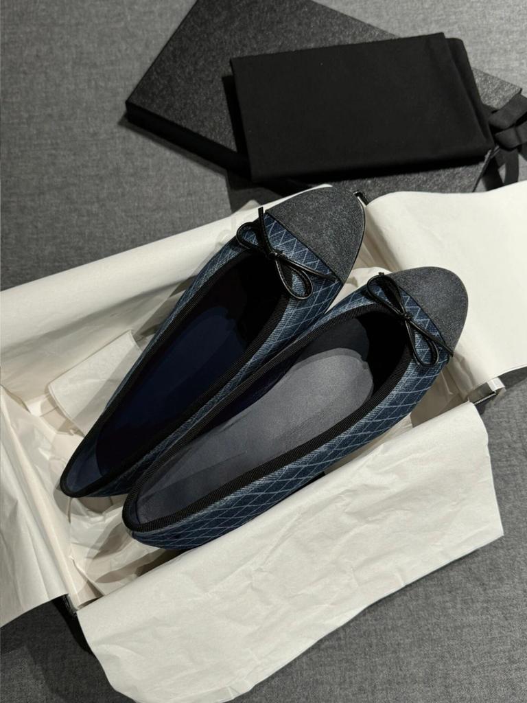 Версия из овчины~ красивые кожаные джинсовые балетки женские с бантом на мягкой подошве Мэри Джейн одинарные туфли балетки женская обувь