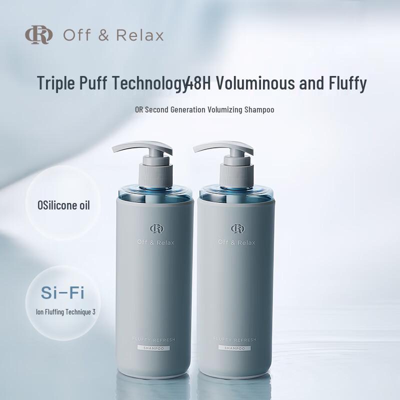Off&Relax Refreshing Volumizing Shampoo (Twin Pack)