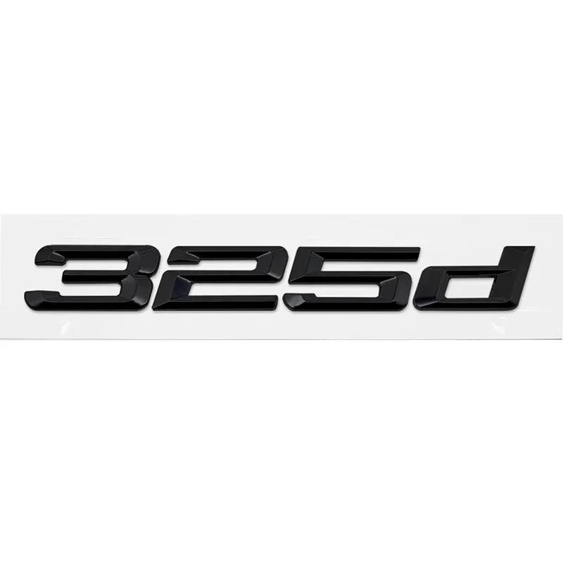 ABS Автомобильные Задние Буквы Логотип Значок Шильдик Наклейка Для BMW 3 серии 318d 320d 325d 328d 330d 335d E46 E90 E91 F30 F31 F34 G20