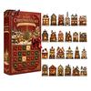 Christmas Advent Calendar 2024 2026 Nutcracker Calendar, 24-Day Acrylic Ornament Set with Classic Countdown Box for Soldier Figures, Tree Hanging