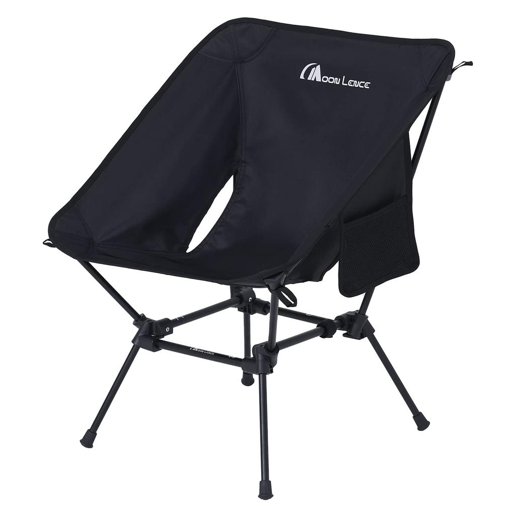 MOON LENCE Outdoor Chair 2way Camping Chair Ground Chair Camping Chair More Stable Lightweight Folding Compact Hiking Fishing Climbing Load Capacity